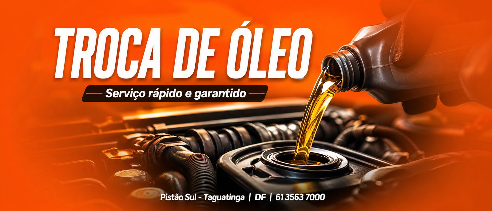 Troca de óleo na Automec Pneus